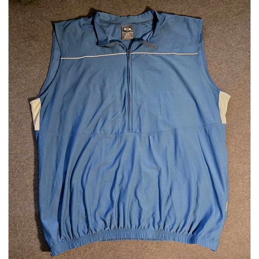 90s Oakley Software Vintage Mad Science Lab Blue Cycling Jersey Mens Pockets XL
